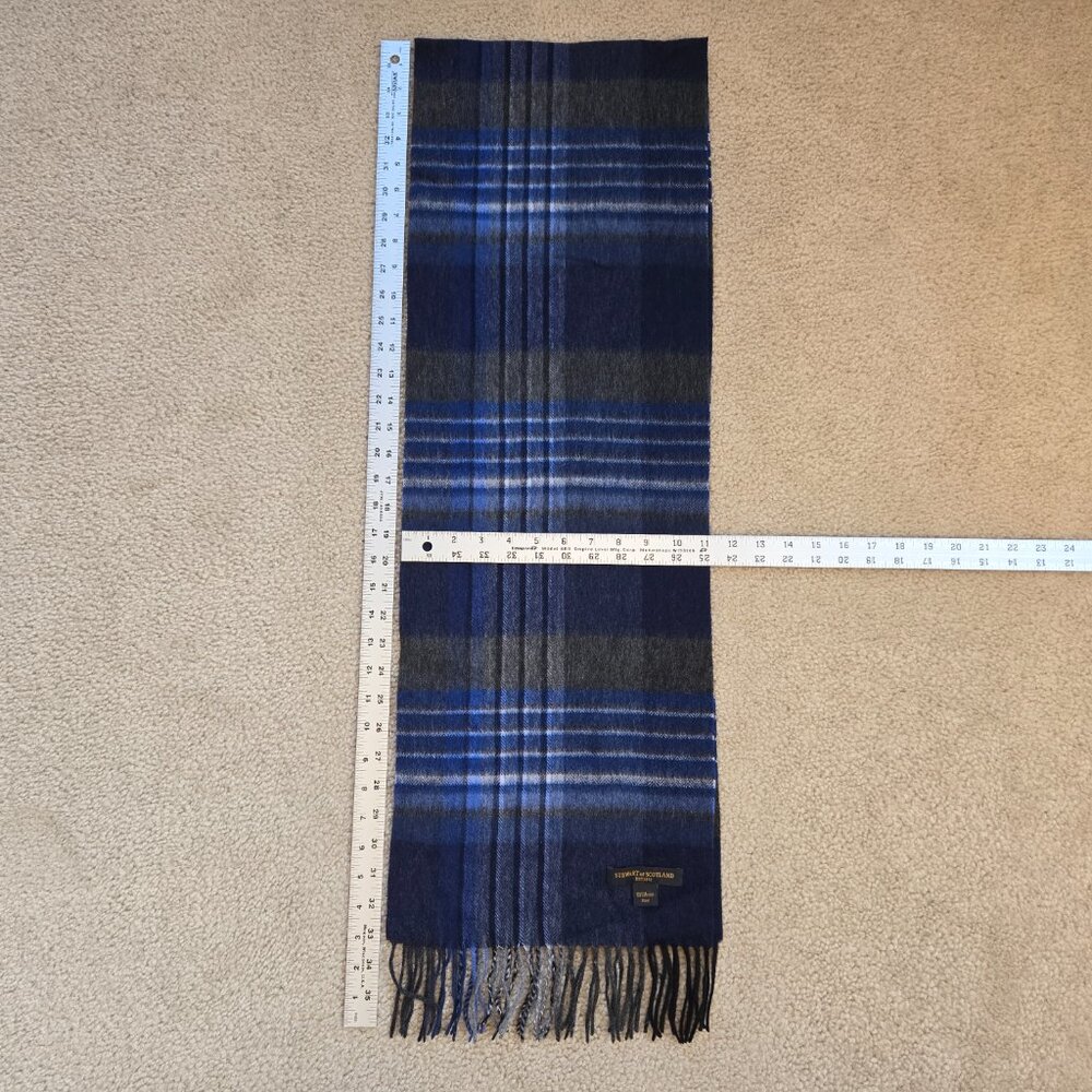 NWOT 100% Merino Wool Scarf Stewart of Scotland - Picture 4 of 4